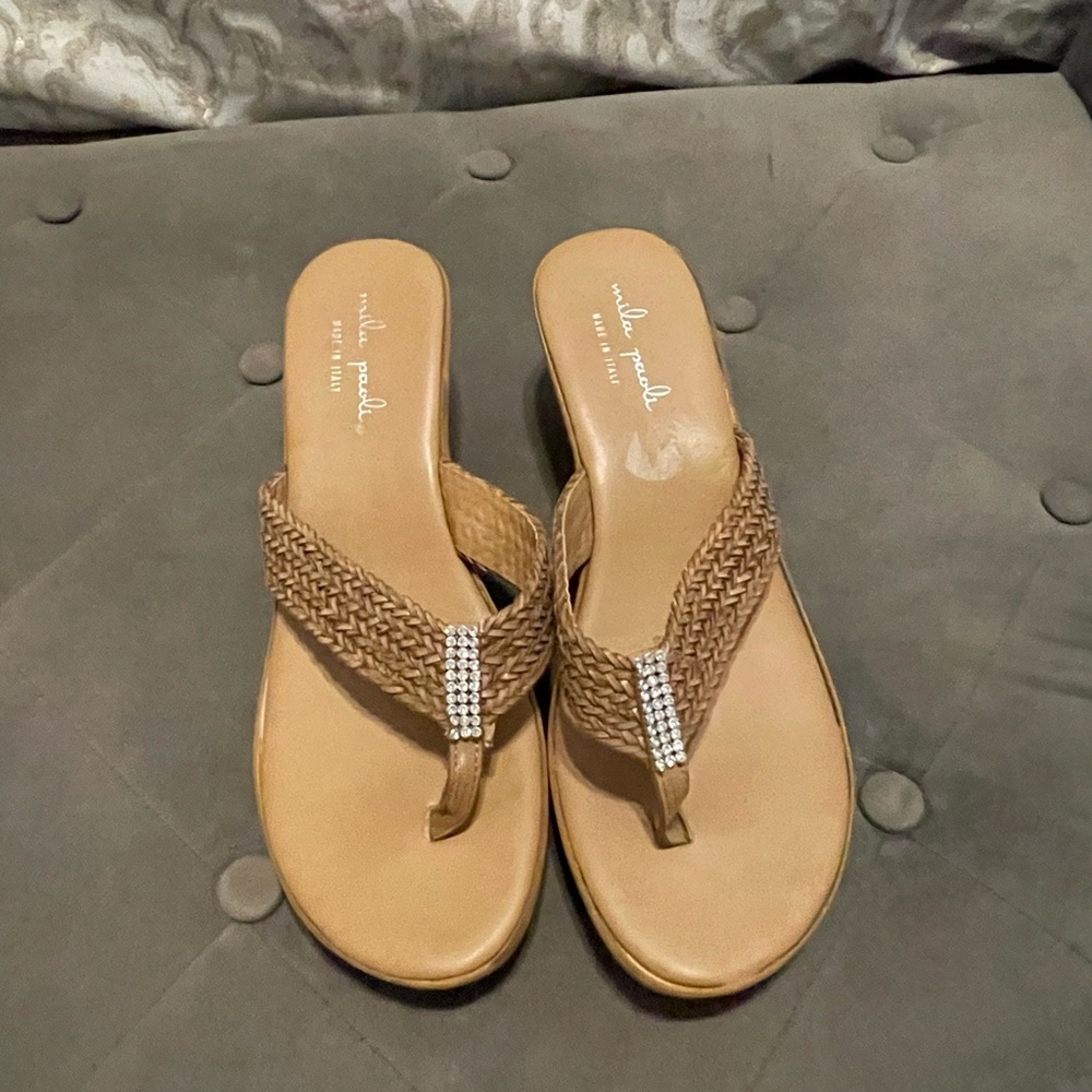 Stylish Tan Woven Sandals